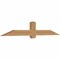 Ekena Millwork Eugene Smooth Timber Gable Bracket, Western Red Cedar, 84"W x 14"H x 3 1/2"D x 5 1/2"F, 4/12 Pitch GBW084X14X0406EUG00SWR - alternate 5